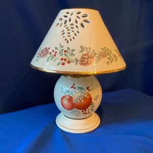 Lenox Boxwood & Pine Candle Lamp New In Box